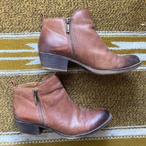 Lucky Brand Basal Leather Ankle Bootie